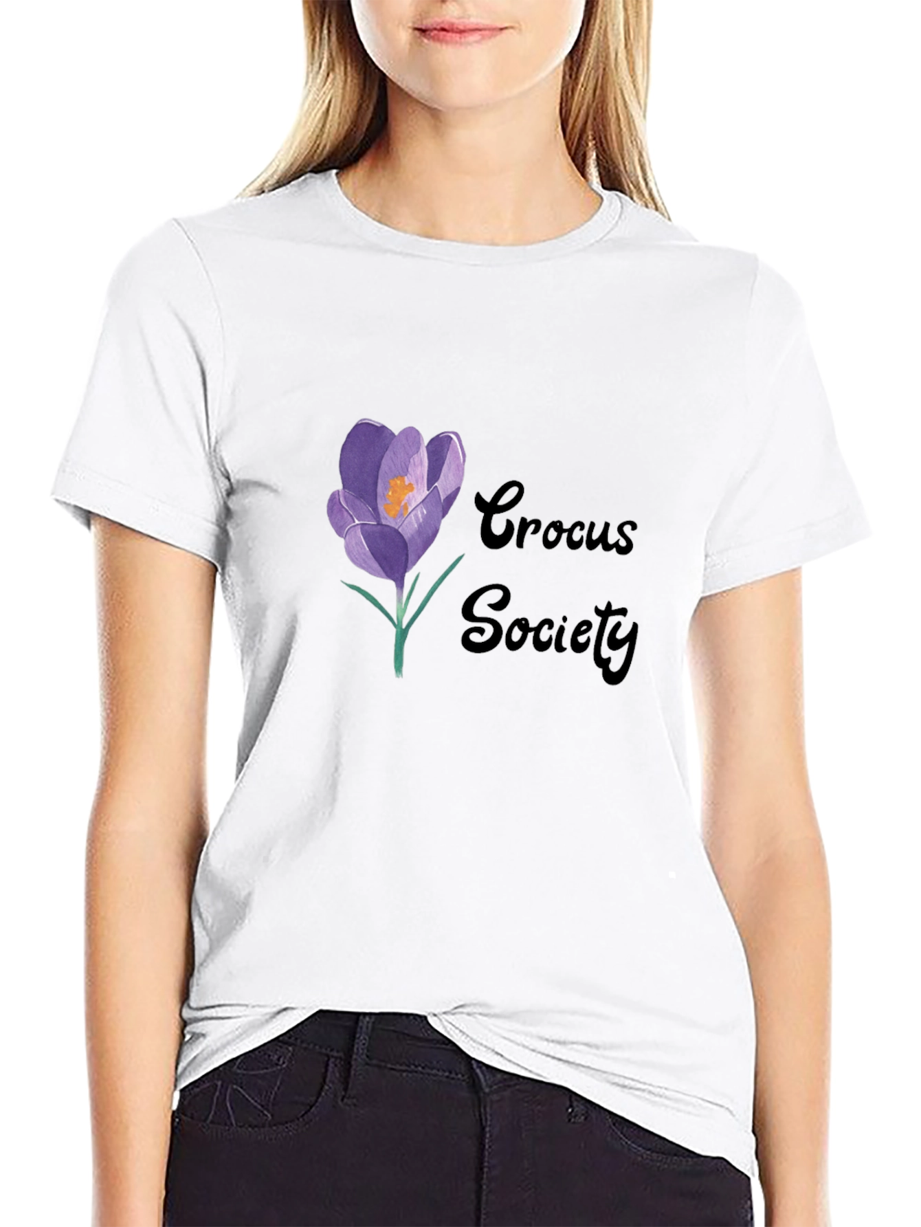 Crocus Society Black T-Shirt