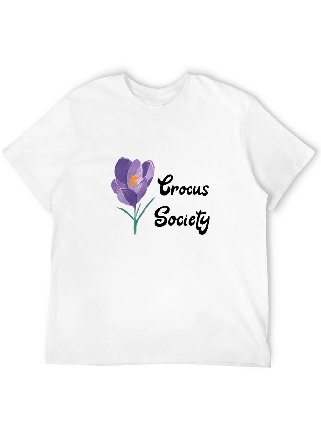 Crocus Society Black T-Shirt