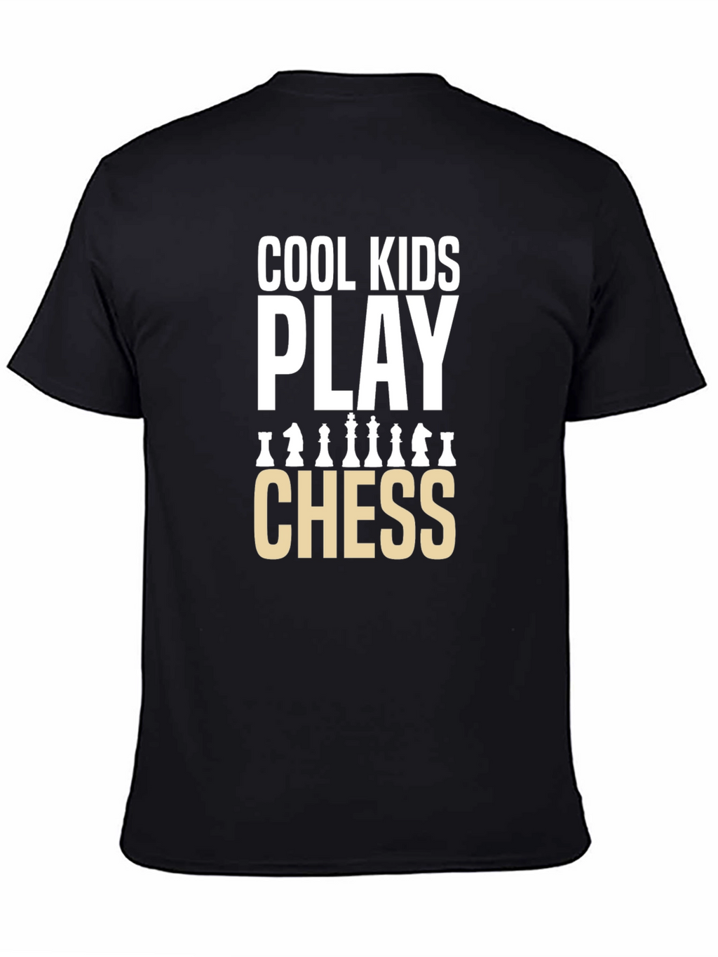 Cool Kids Play Chess Graphic T-Shirt