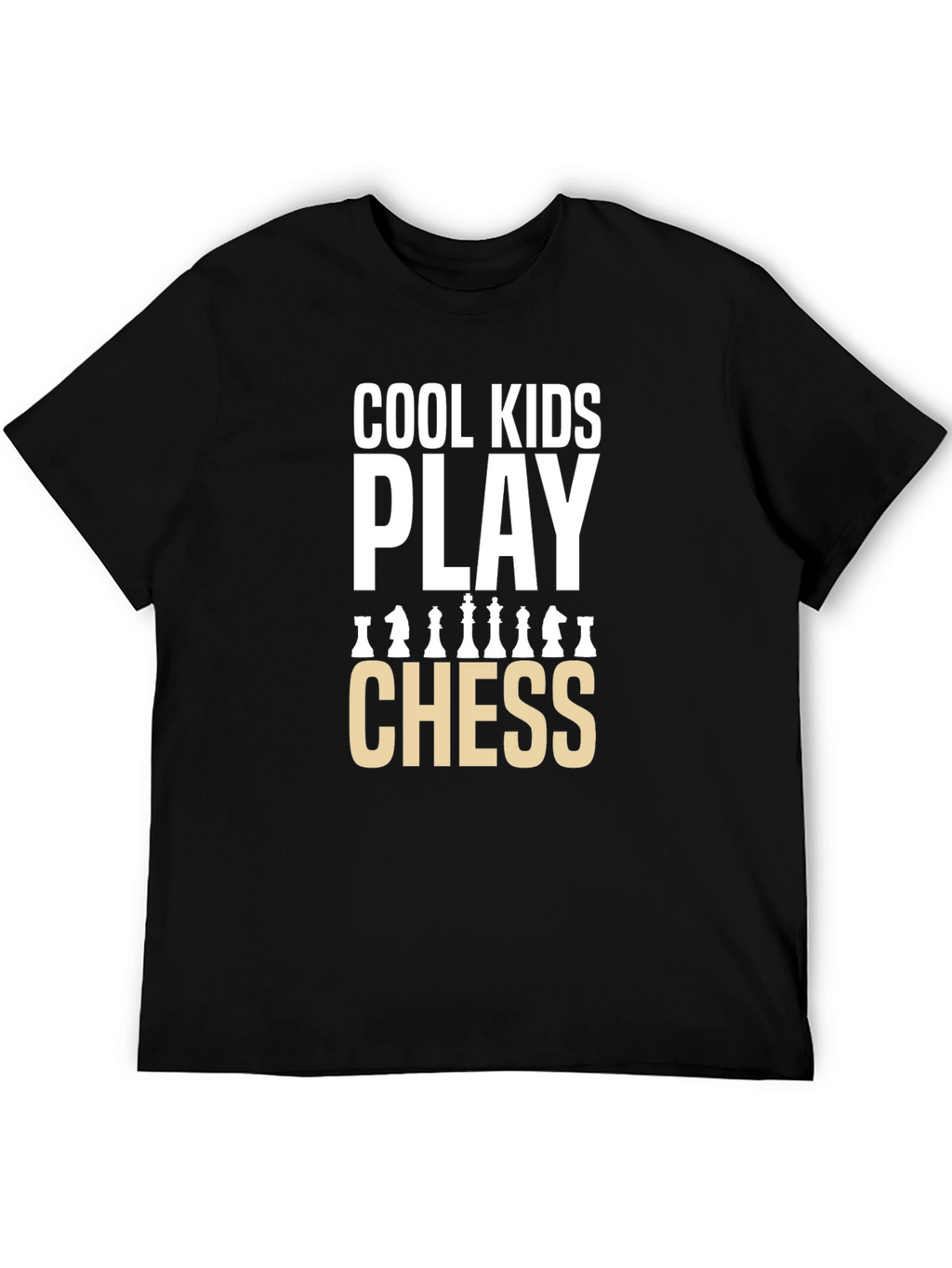 Cool Kids Play Chess Graphic T-Shirt