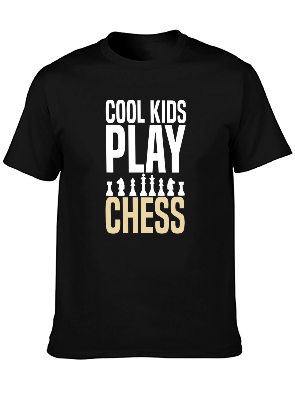 Cool Kids Play Chess Graphic T-Shirt