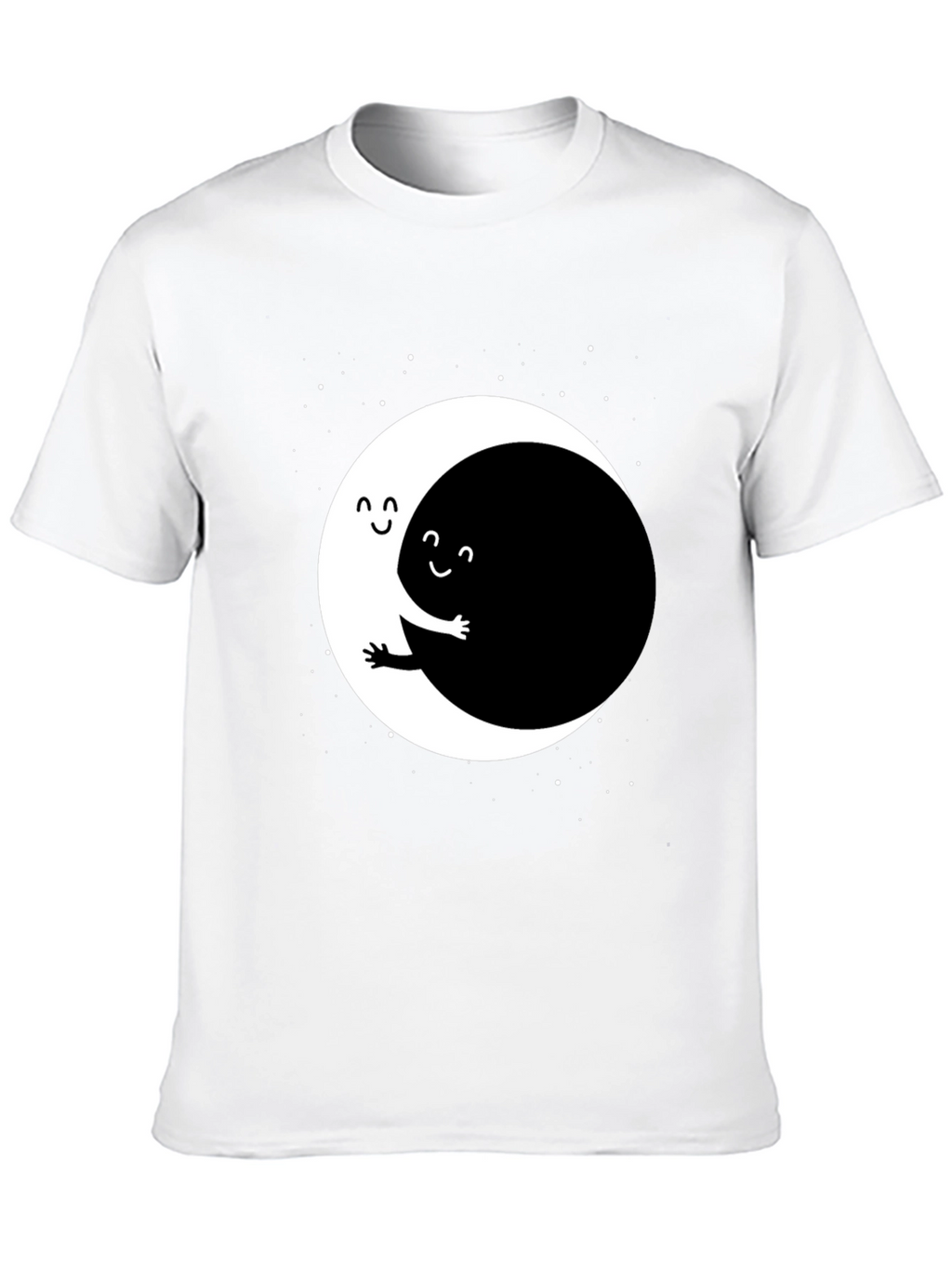 Yin Yang Hug T-Shirt - Unique Graphic Tee