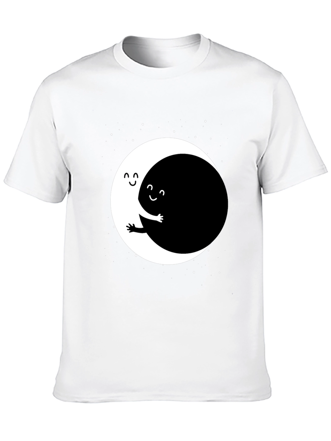 Yin Yang Hug T-Shirt - Unique Graphic Tee