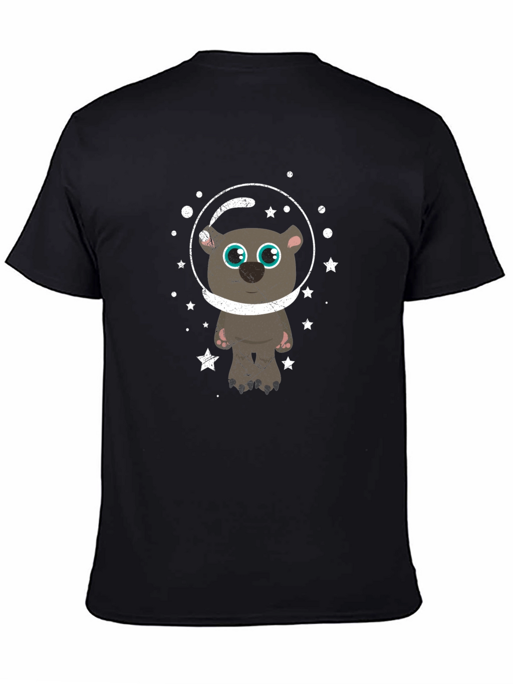 Astronaut Bear Graphic T-Shirt - Space Adventure Tee