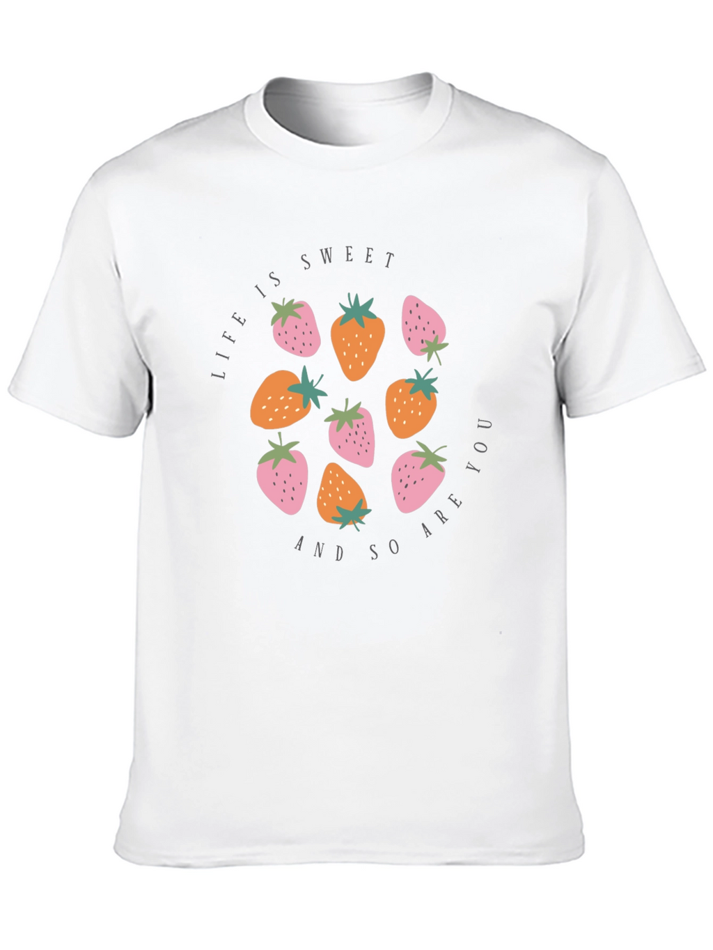 Strawberry Life Sweet Graphic Tee
