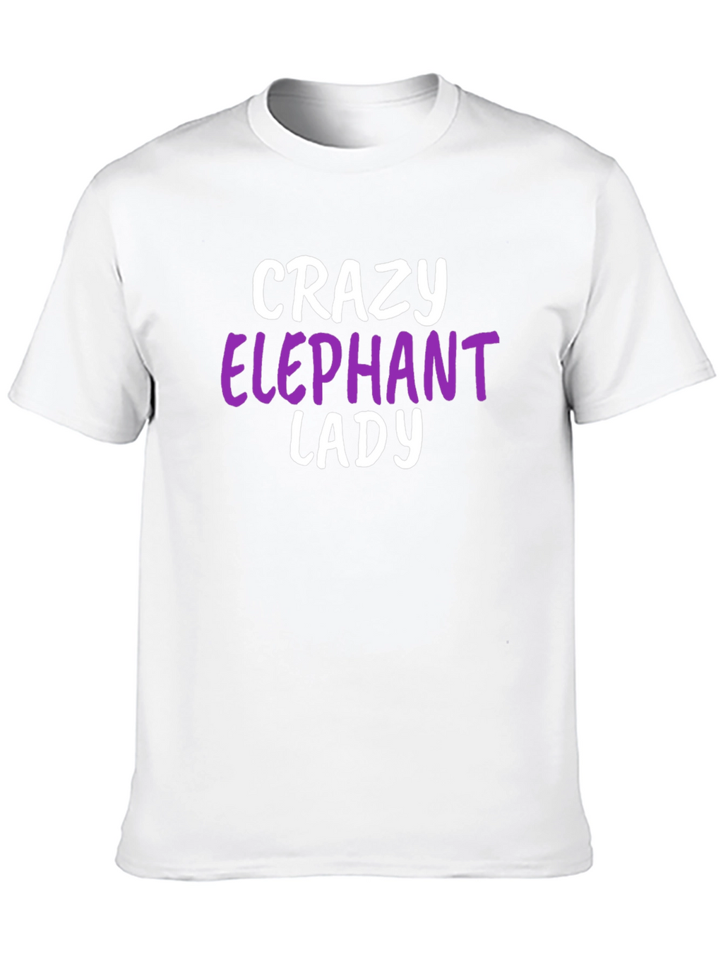 Crazy Elephant Lady T-Shirt - Animal Lover Tee