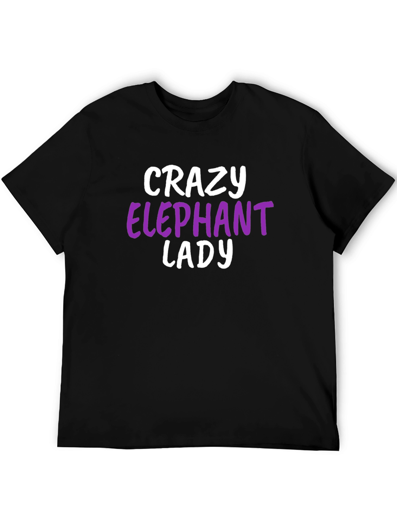 Crazy Elephant Lady T-Shirt - Animal Lover Tee