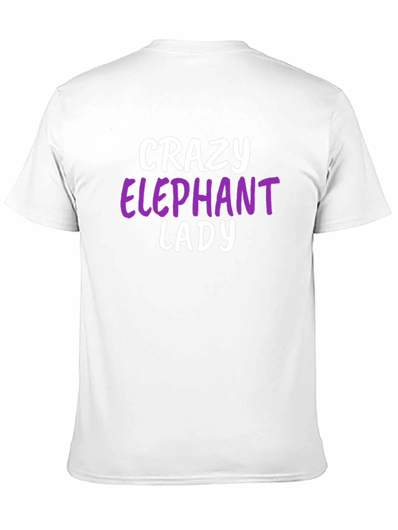Crazy Elephant Lady T-Shirt - Animal Lover Tee