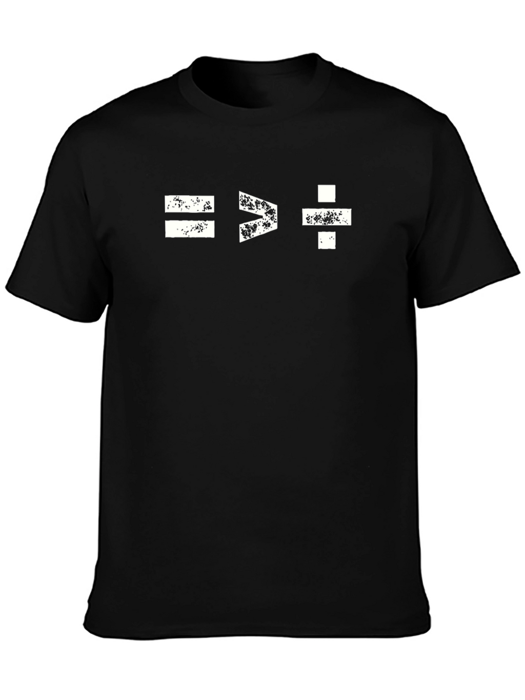Math Equation Graphic Tee - Black Unisex