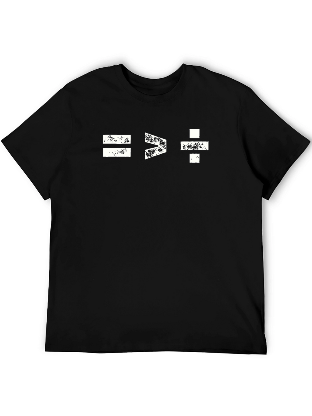 Math Equation Graphic Tee - Black Unisex