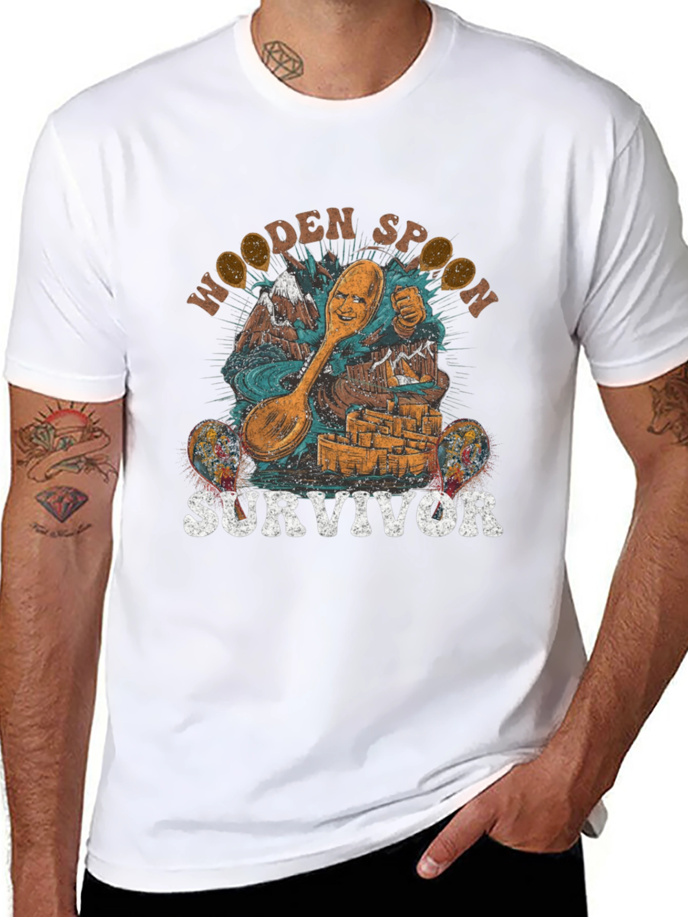 Wooden Spoon Survivor T-Shirt