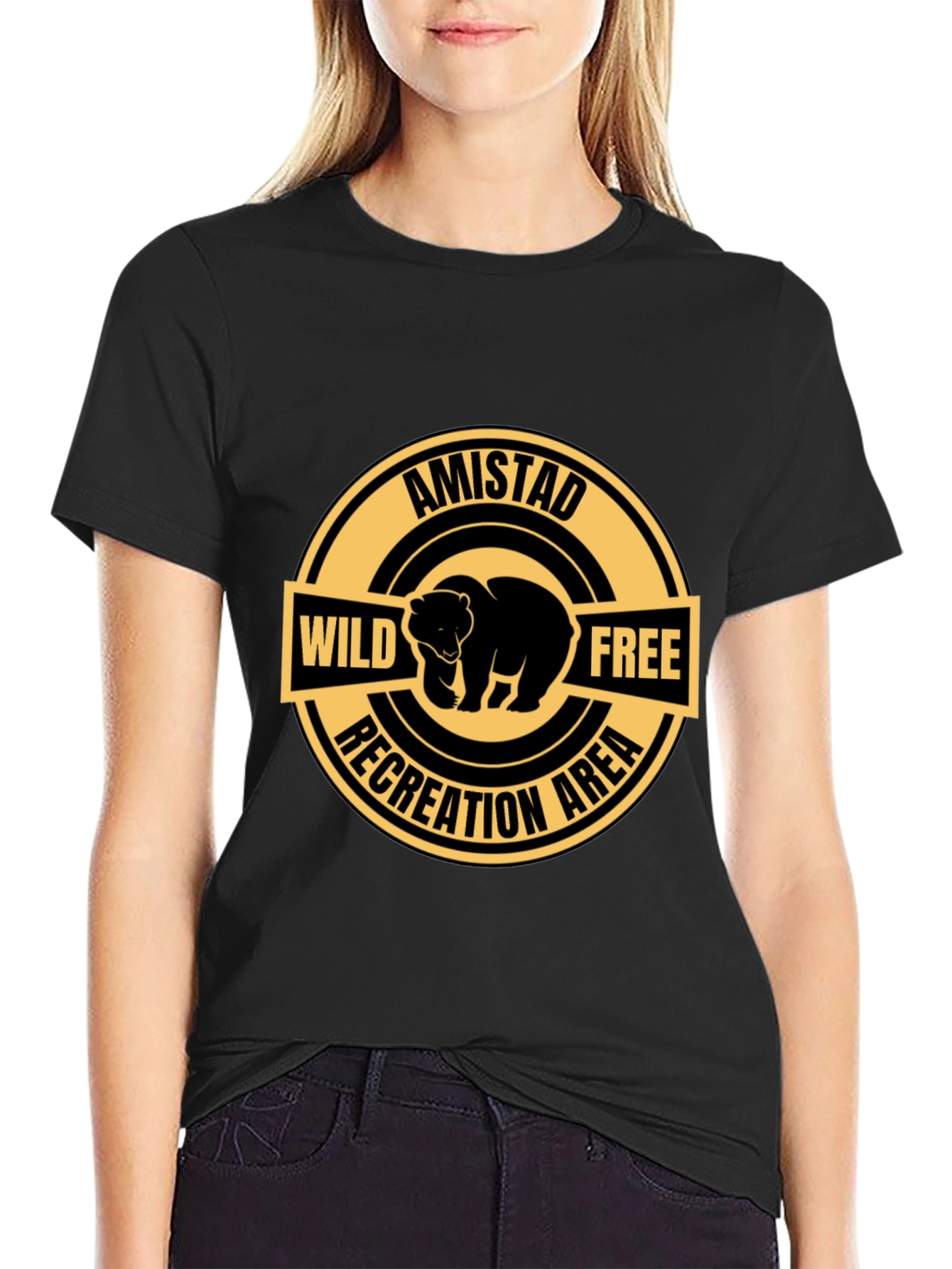 Amistad Wild Free Recreation Area Bear T-Shirt