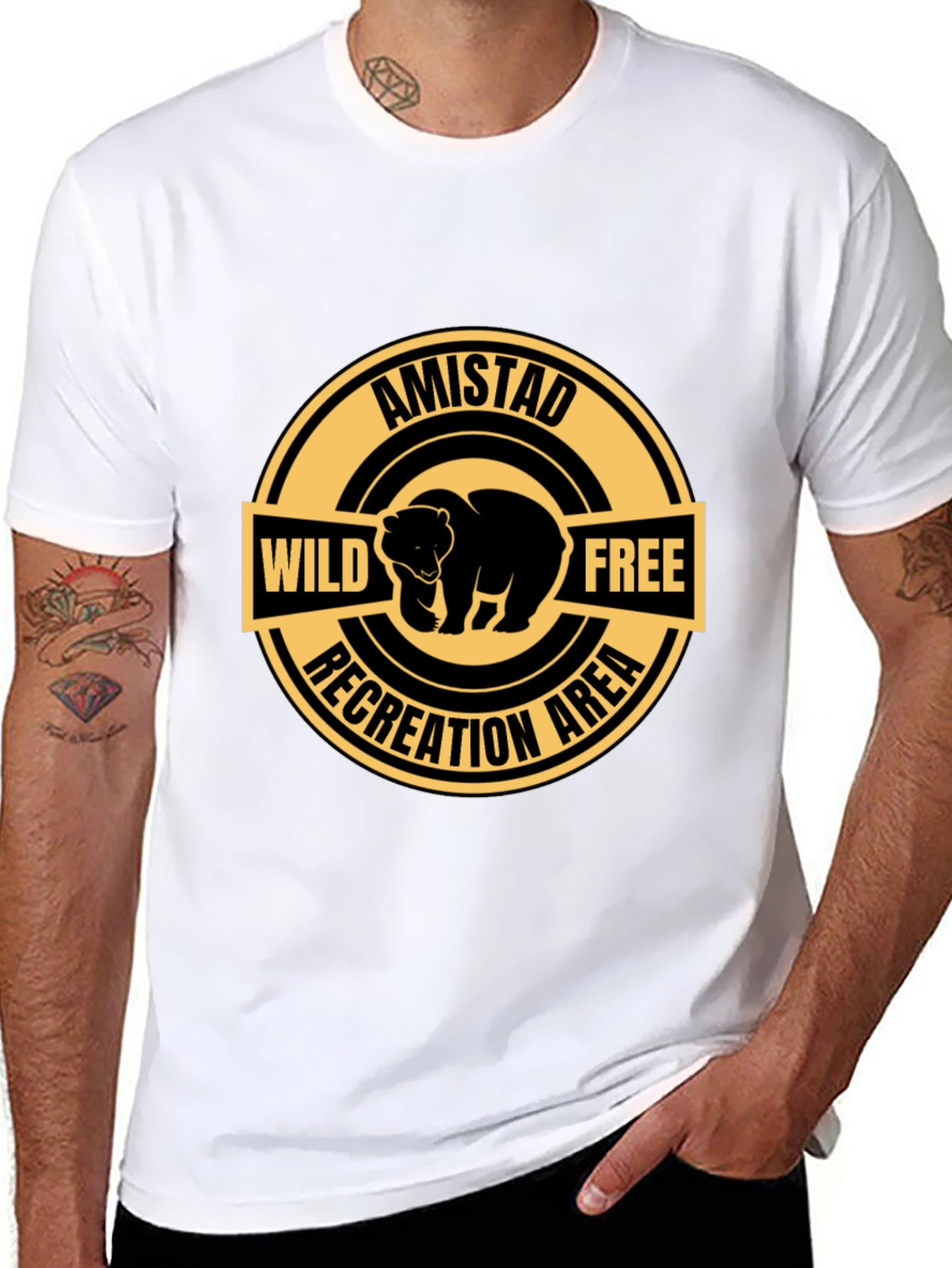 Amistad Wild Free Recreation Area Bear T-Shirt