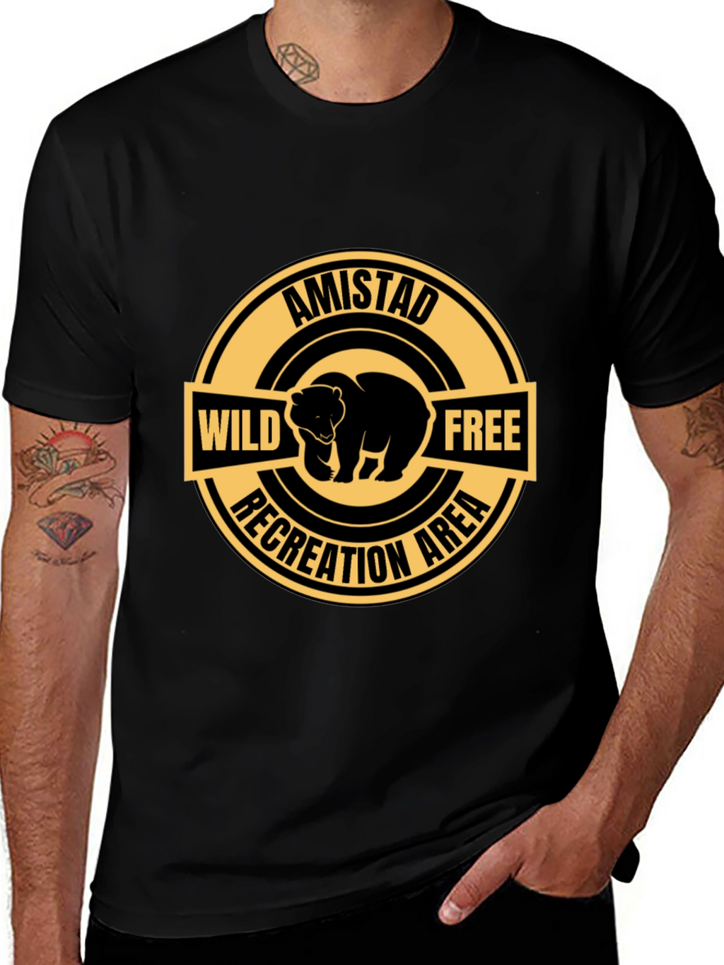 Amistad Wild Free Recreation Area Bear T-Shirt