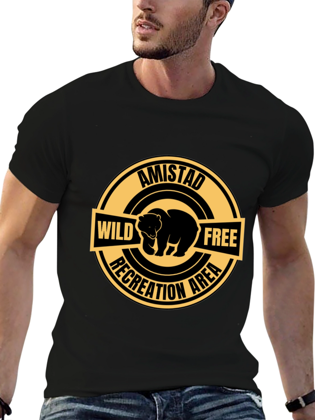Amistad Wild Free Recreation Area Bear T-Shirt