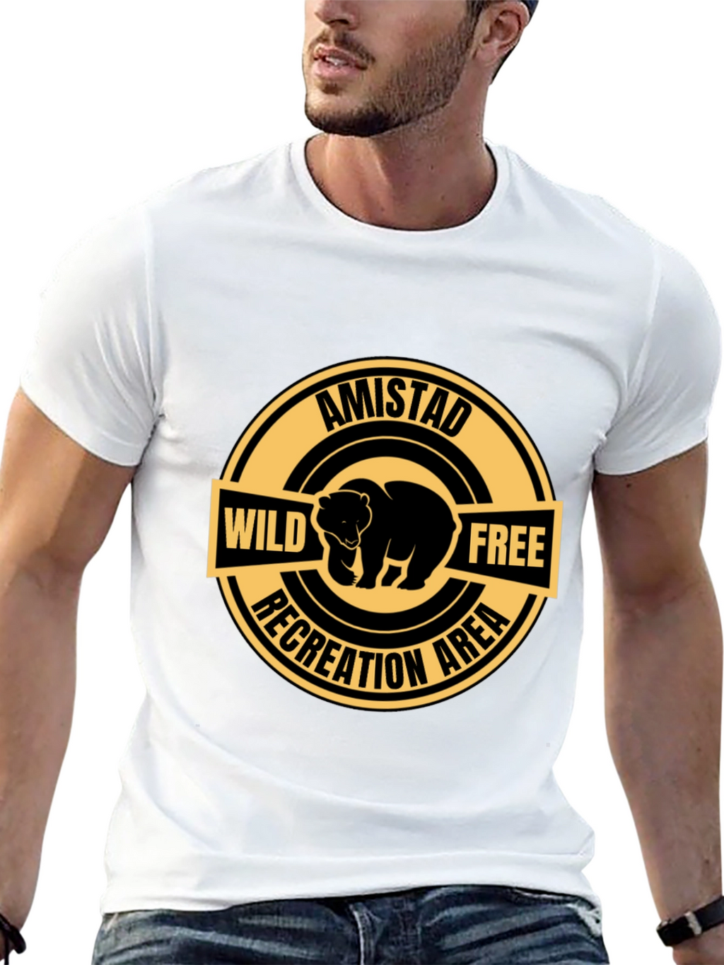 Amistad Wild Free Recreation Area Bear T-Shirt