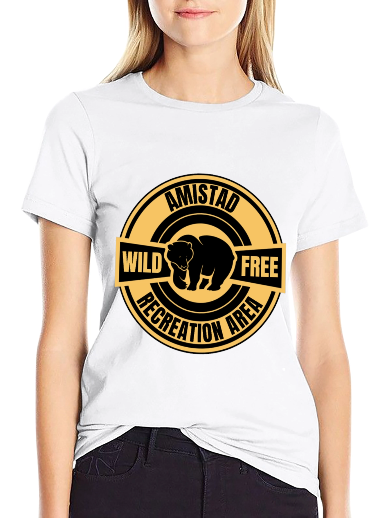 Amistad Wild Free Recreation Area Bear T-Shirt
