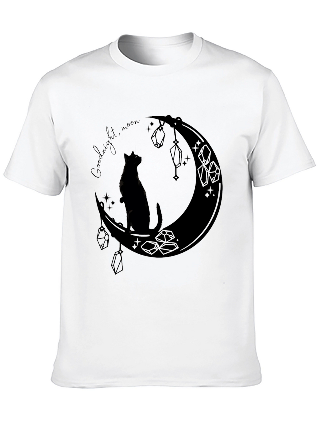 Goodnight Moon Cat T-Shirt - Stylish Graphic Tee