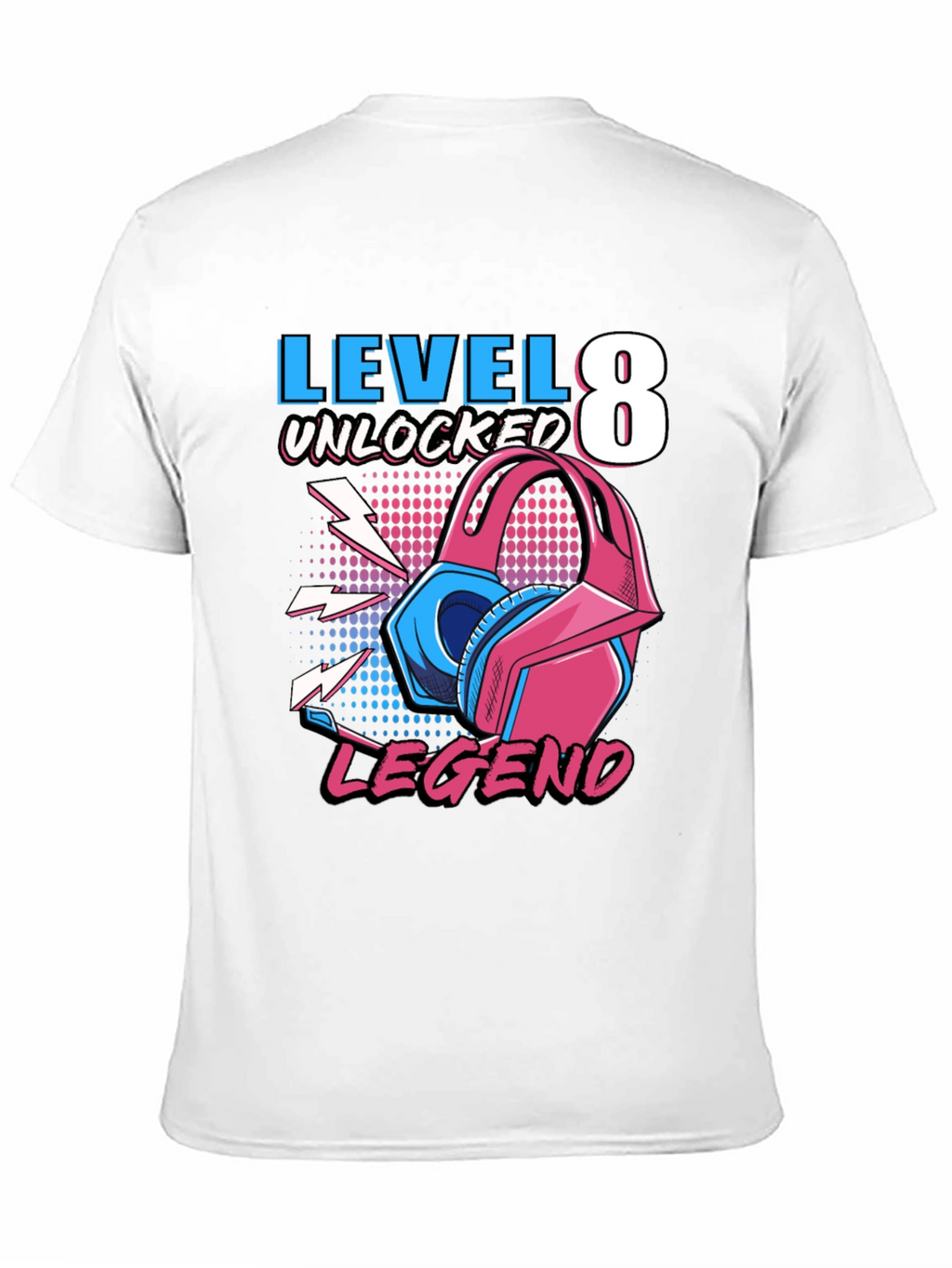 Level 8 Unlocked Gaming Legend T-Shirt