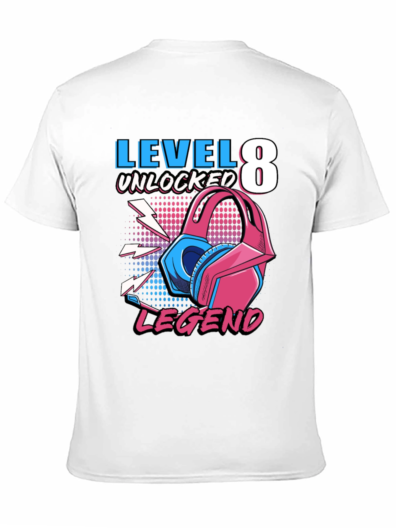 Level 8 Unlocked Gaming Legend T-Shirt