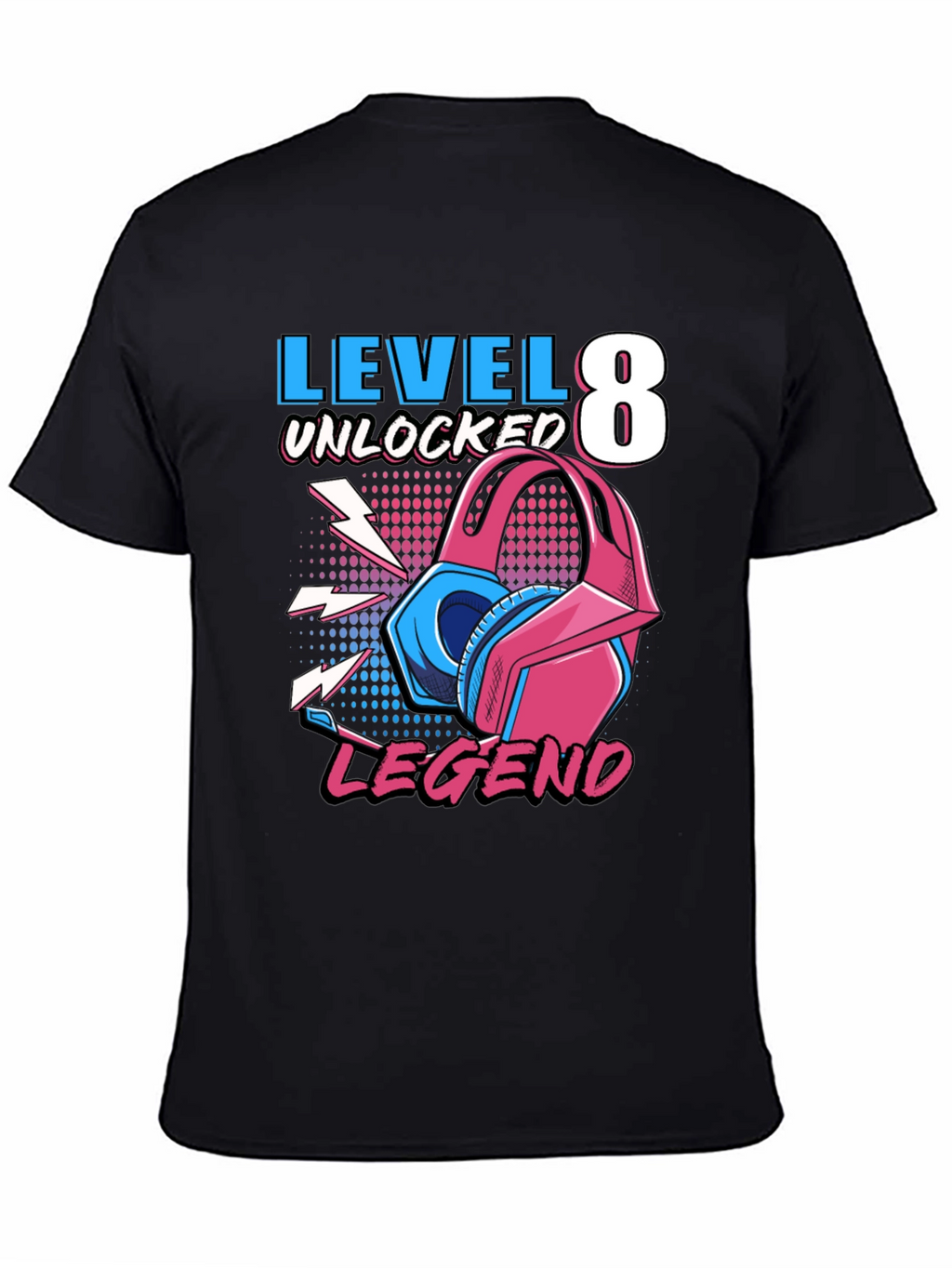 Level 8 Unlocked Gaming Legend T-Shirt