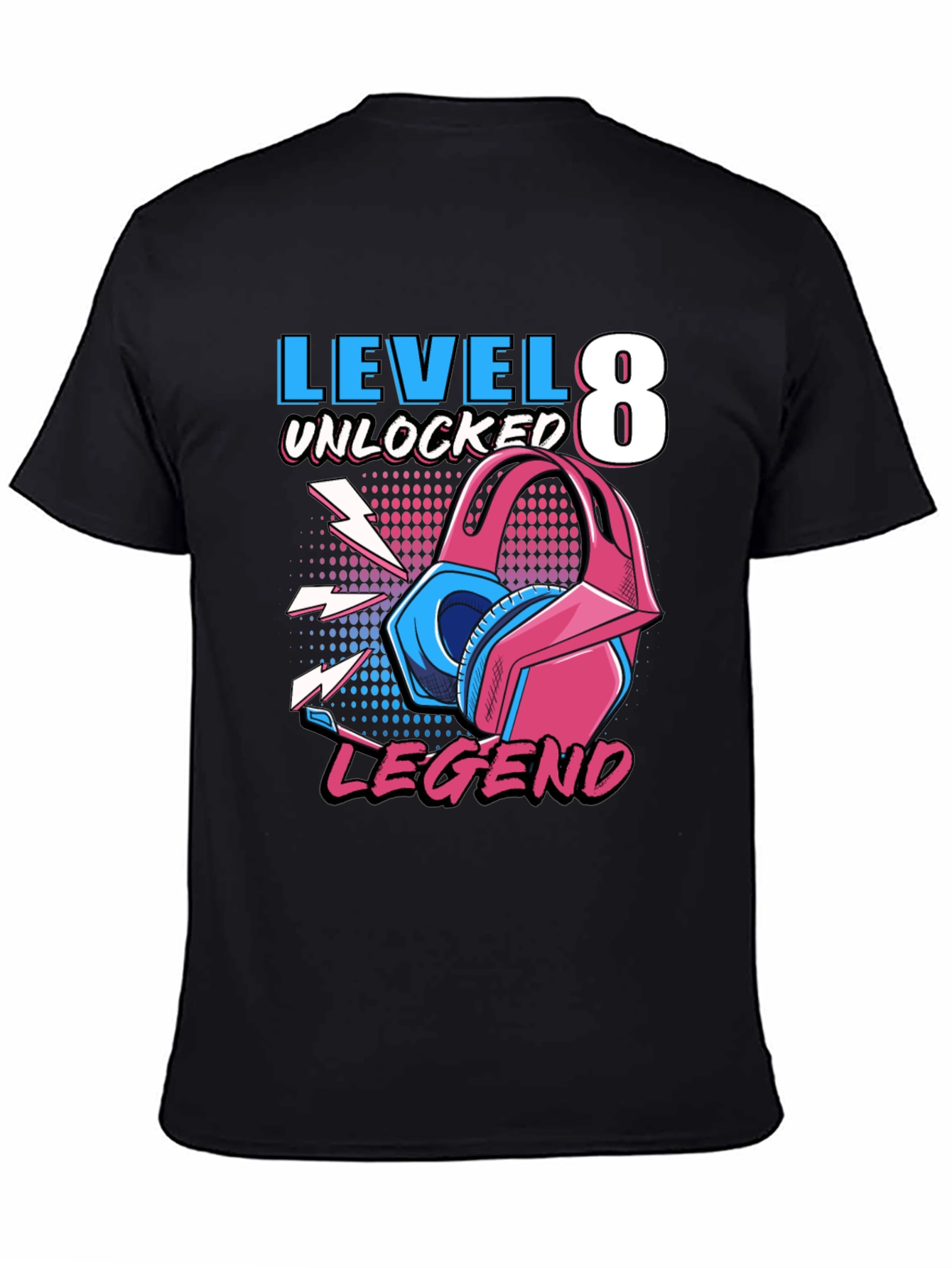 Level 8 Unlocked Gaming Legend T-Shirt