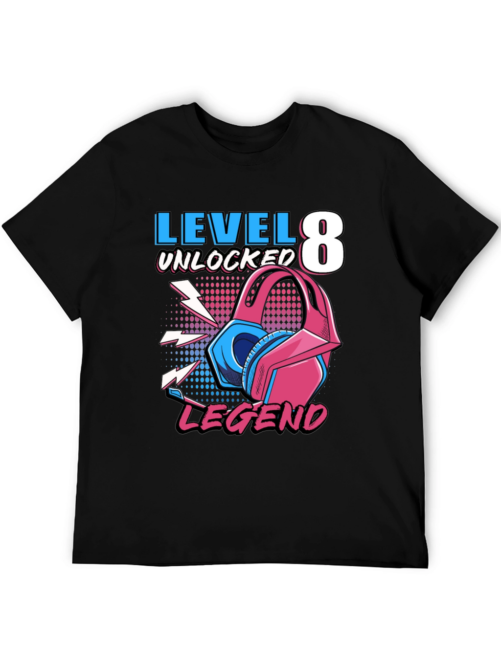 Level 8 Unlocked Gaming Legend T-Shirt