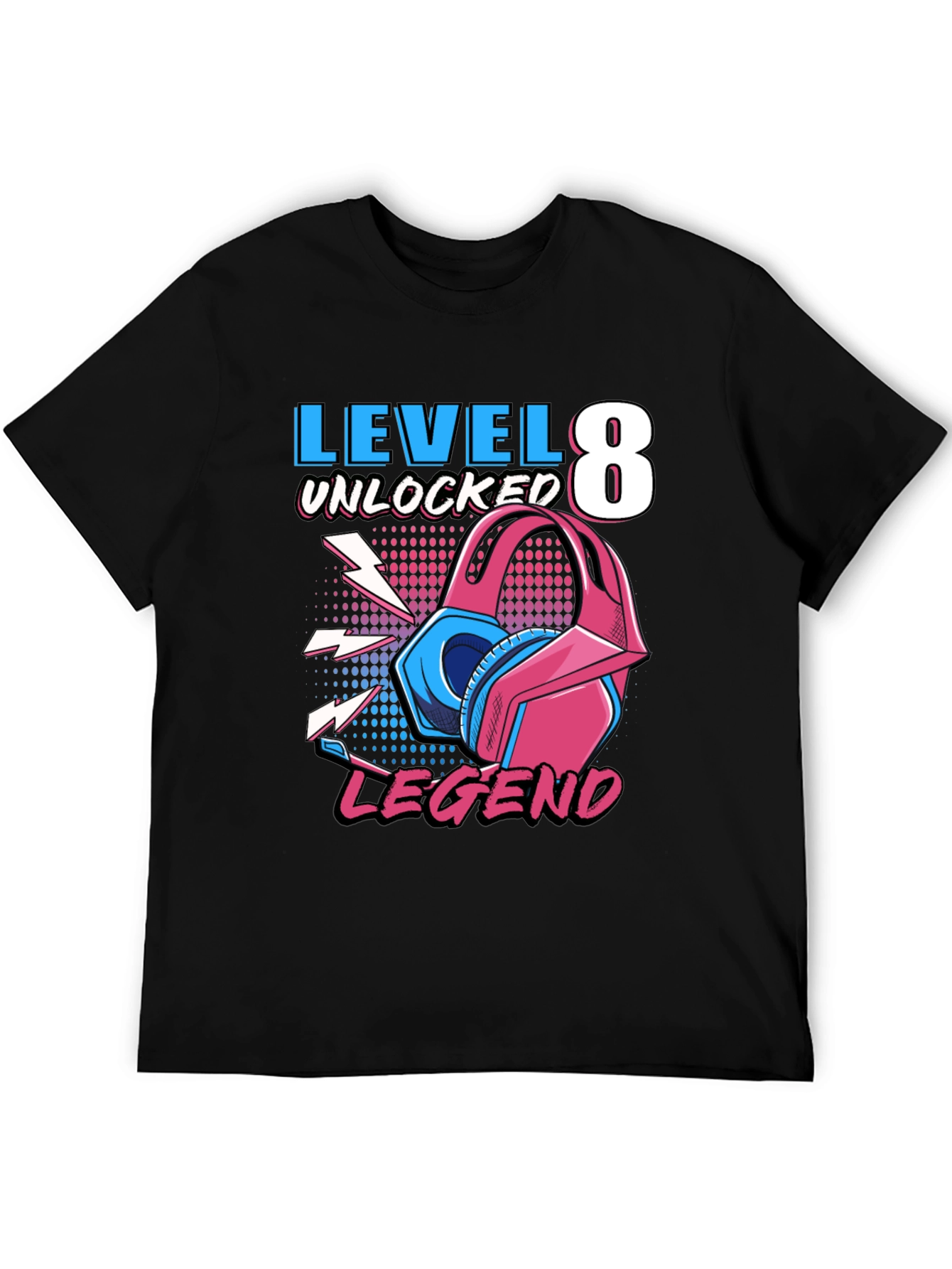 Level 8 Unlocked Gaming Legend T-Shirt