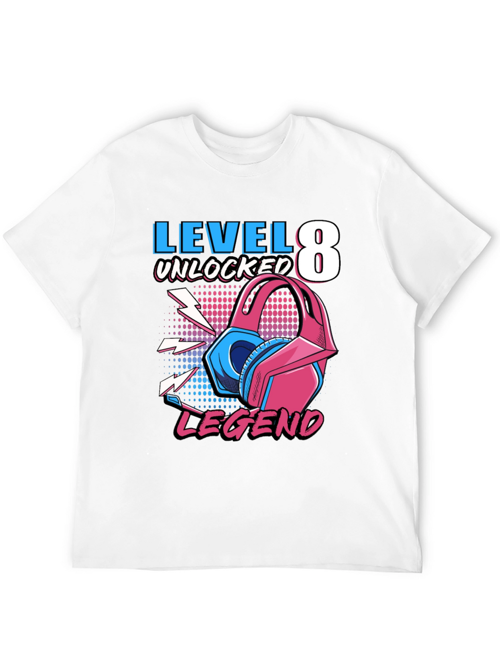 Level 8 Unlocked Gaming Legend T-Shirt