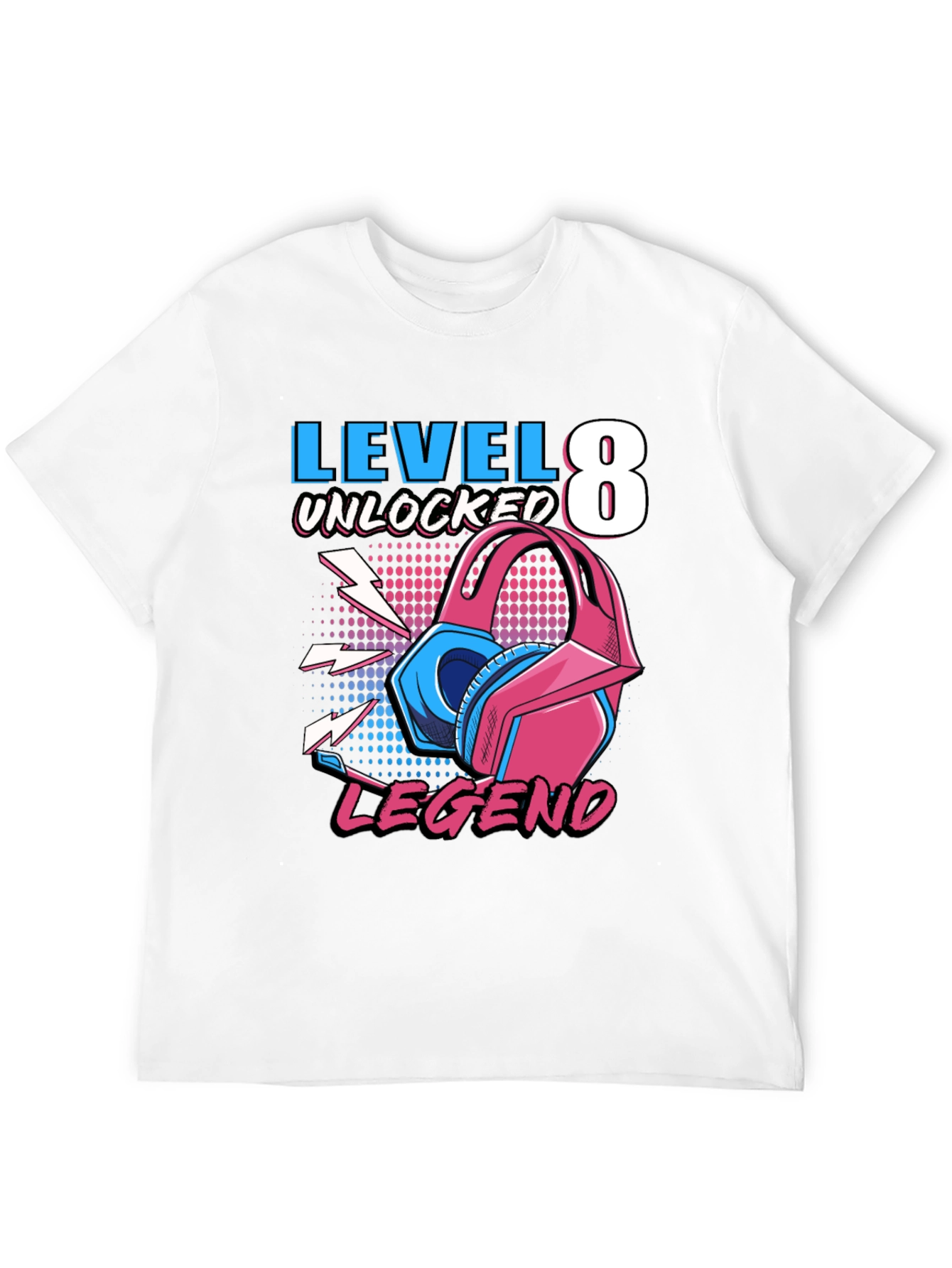 Level 8 Unlocked Gaming Legend T-Shirt