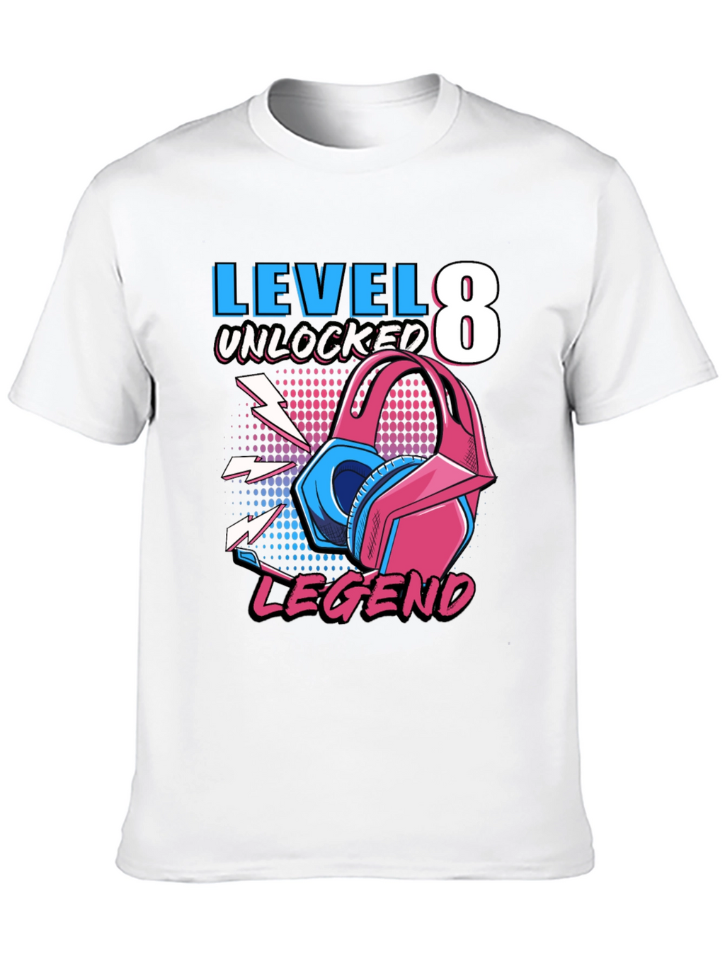 Level 8 Unlocked Gaming Legend T-Shirt