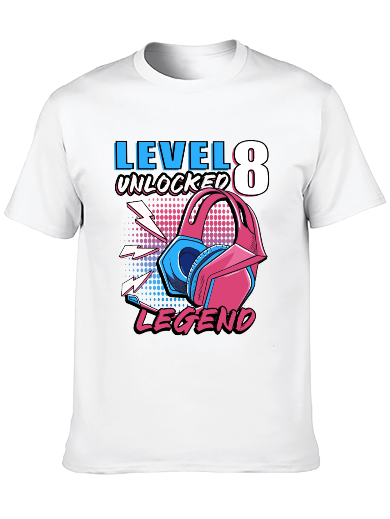 Level 8 Unlocked Gaming Legend T-Shirt