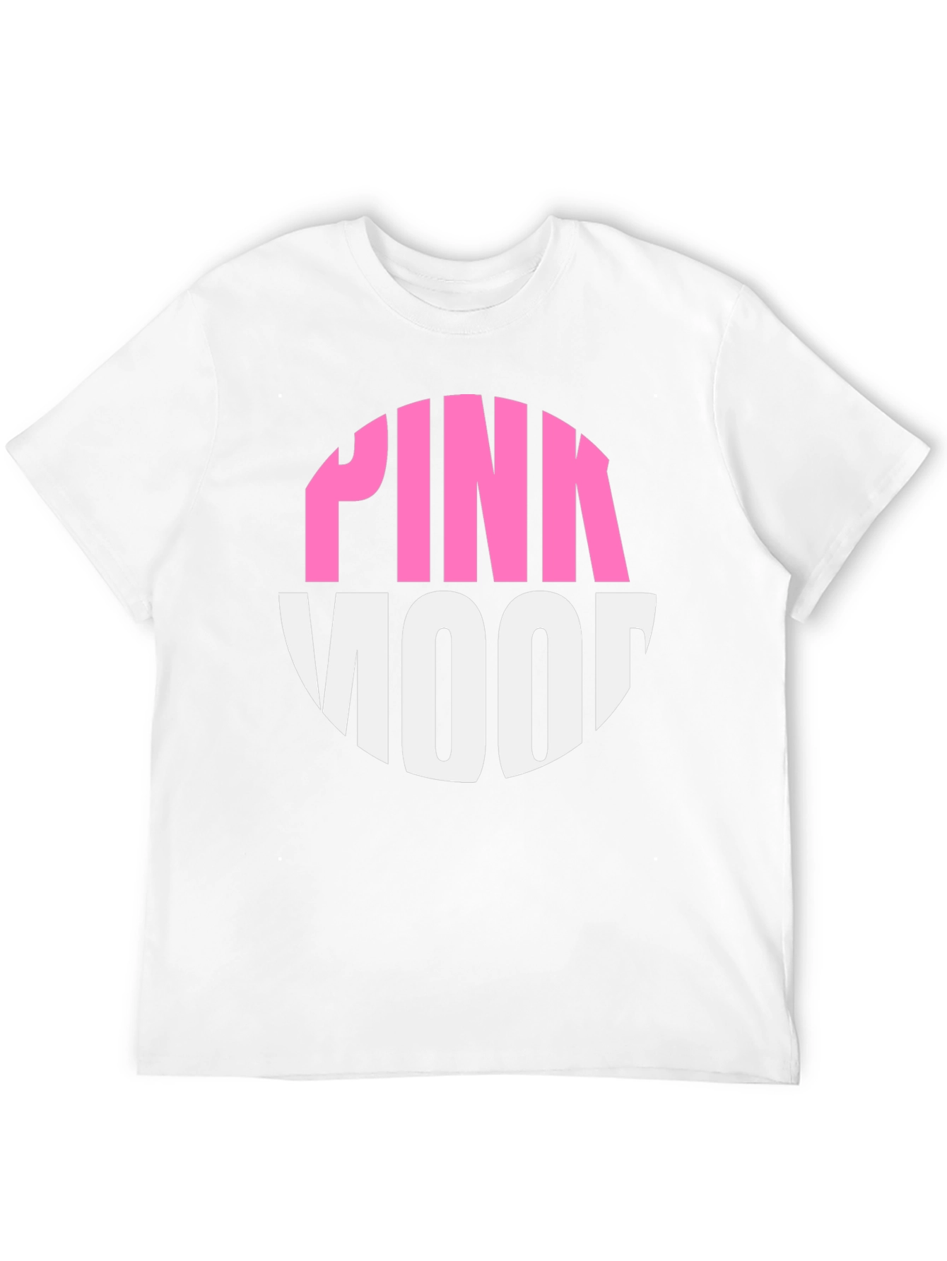 Pink Mood Graphic Tee - Black Cotton Casual T-Shirt