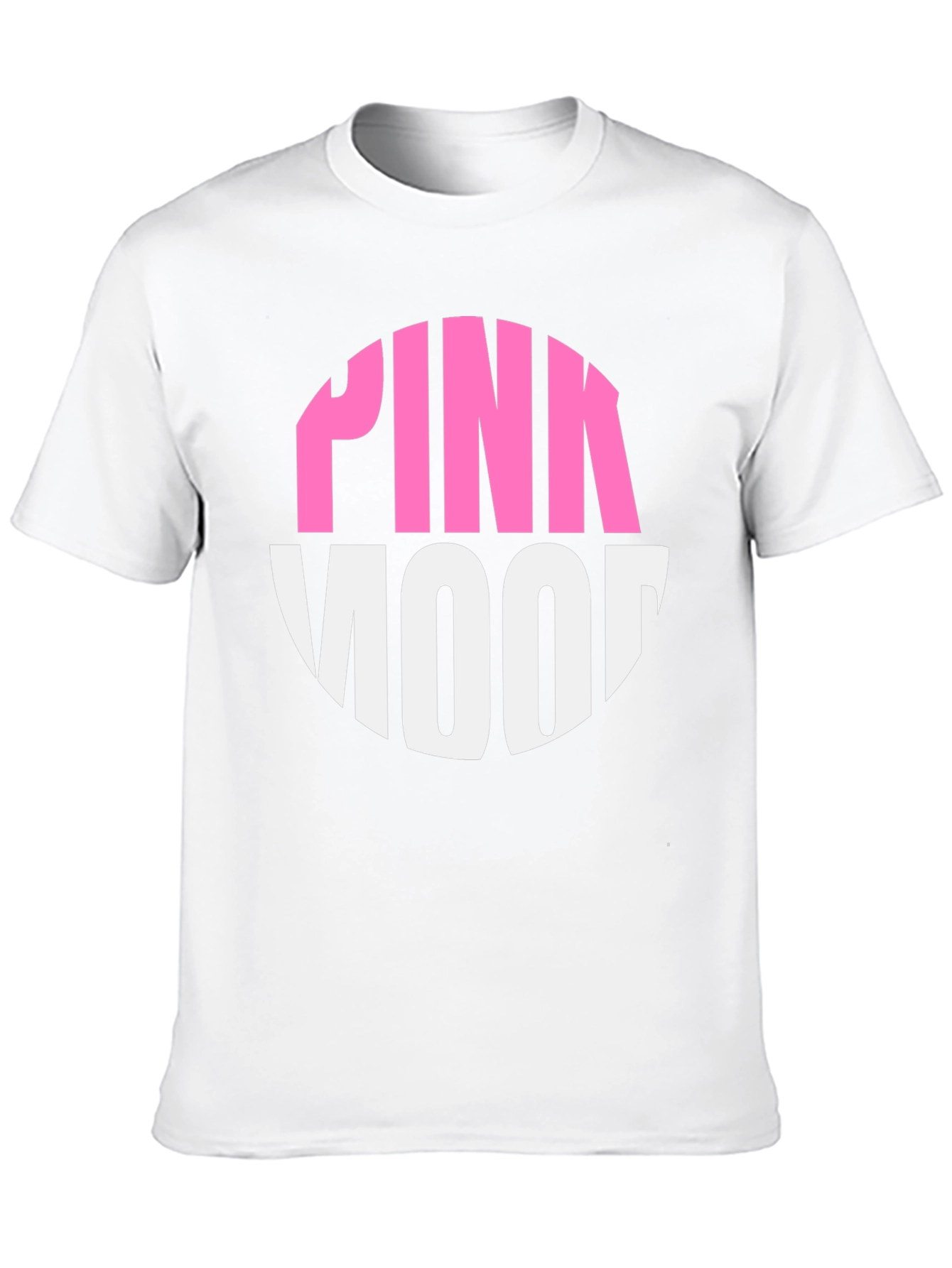 Pink Mood Graphic Tee - Black Cotton Casual T-Shirt