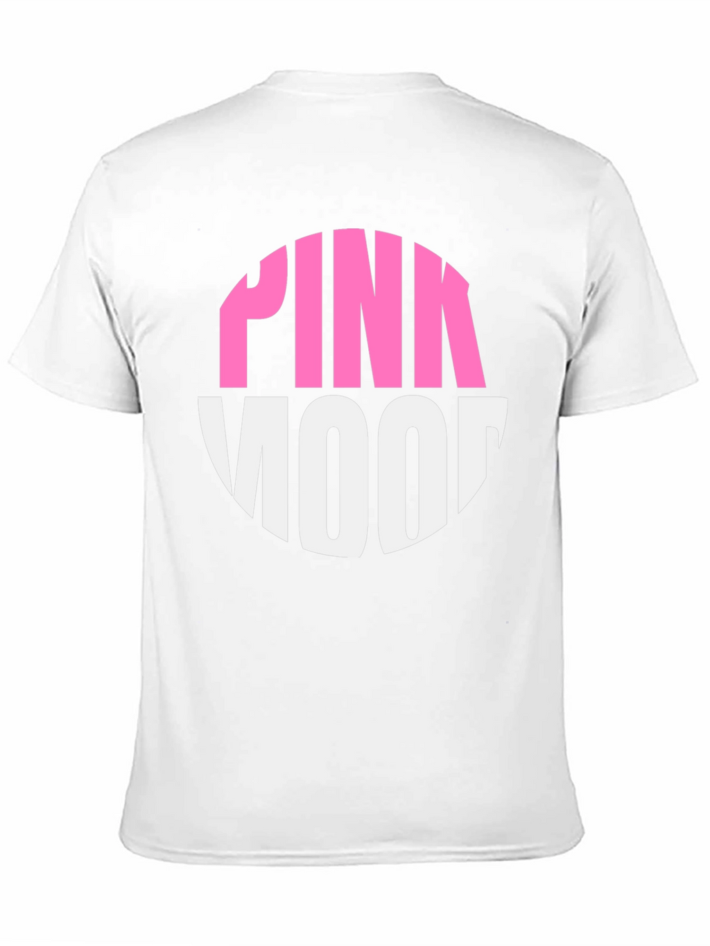 Pink Mood Graphic Tee - Black Cotton Casual T-Shirt