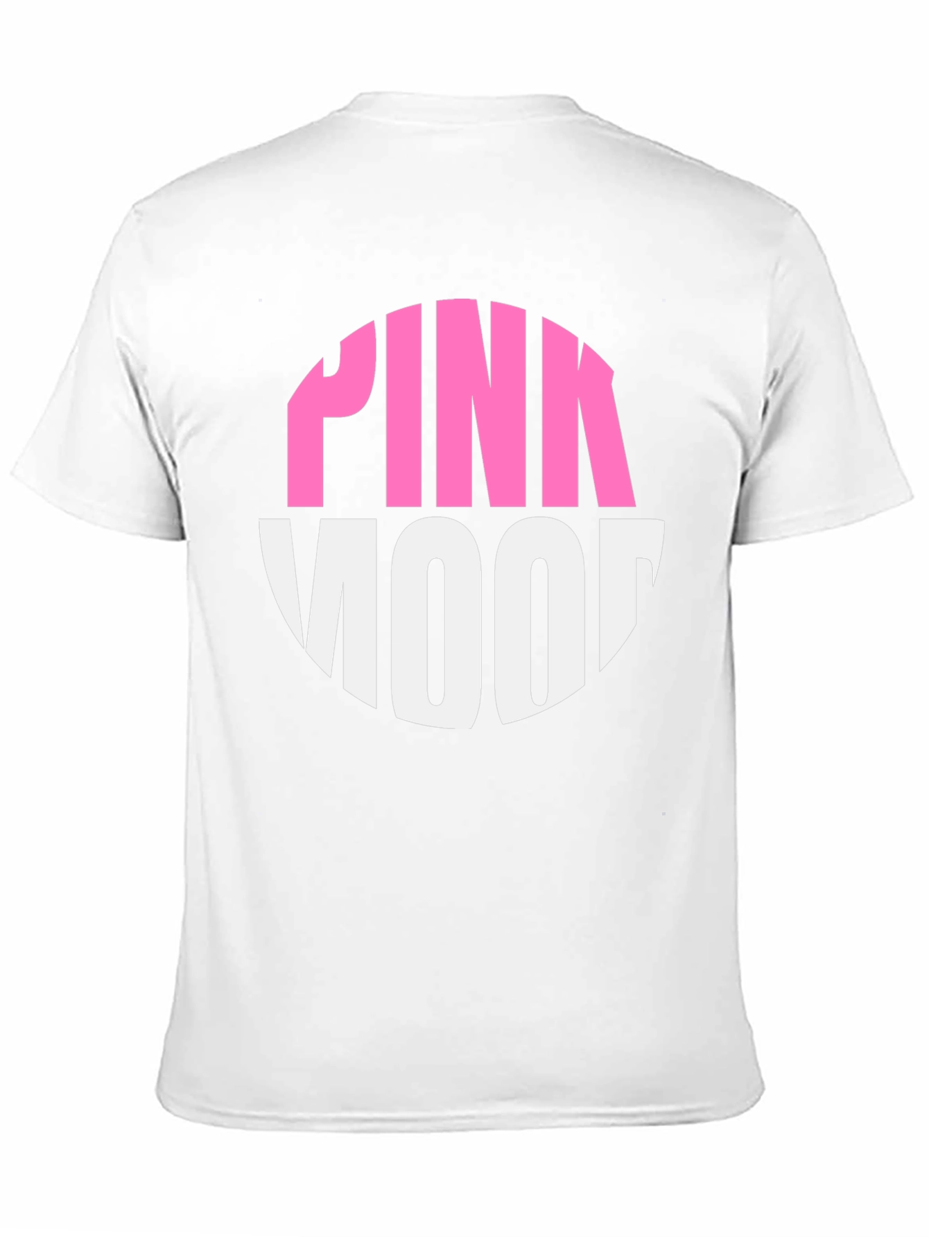 Pink Mood Graphic Tee - Black Cotton Casual T-Shirt