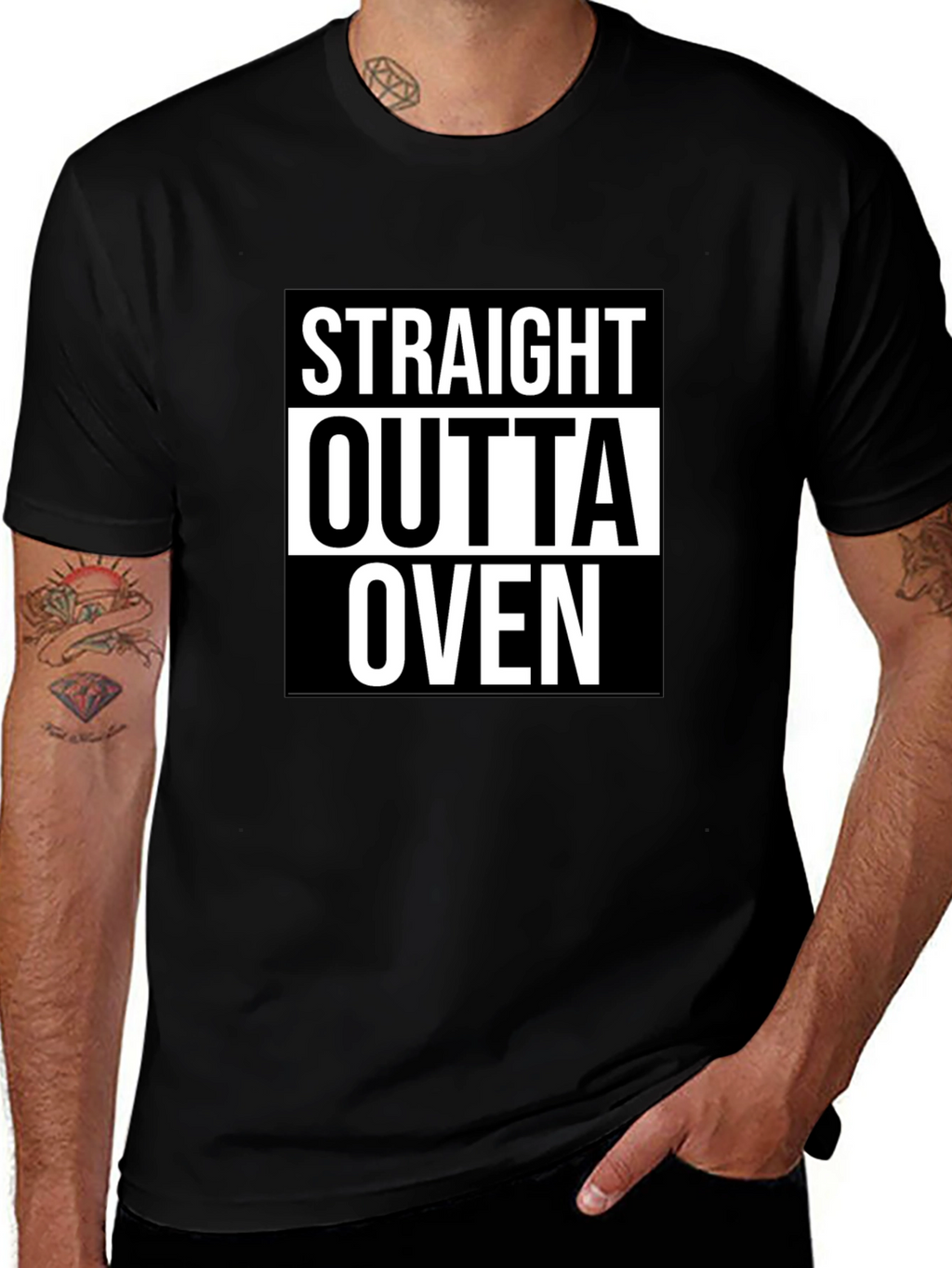 Straight Outta Oven Graphic Tee