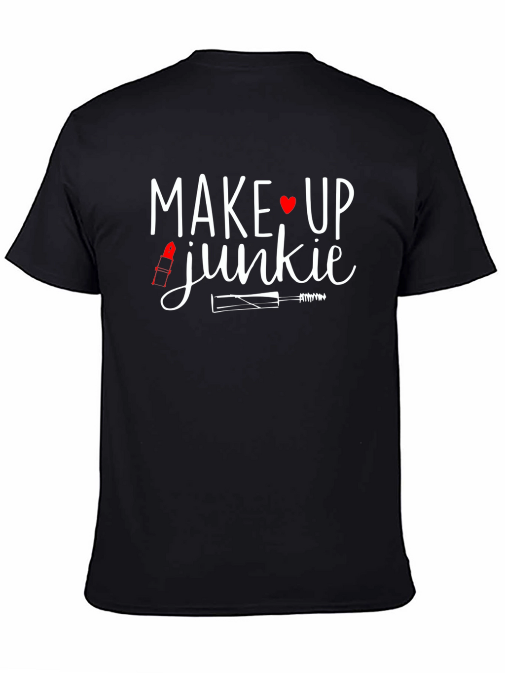Makeup Junkie Graphic Tee - Black