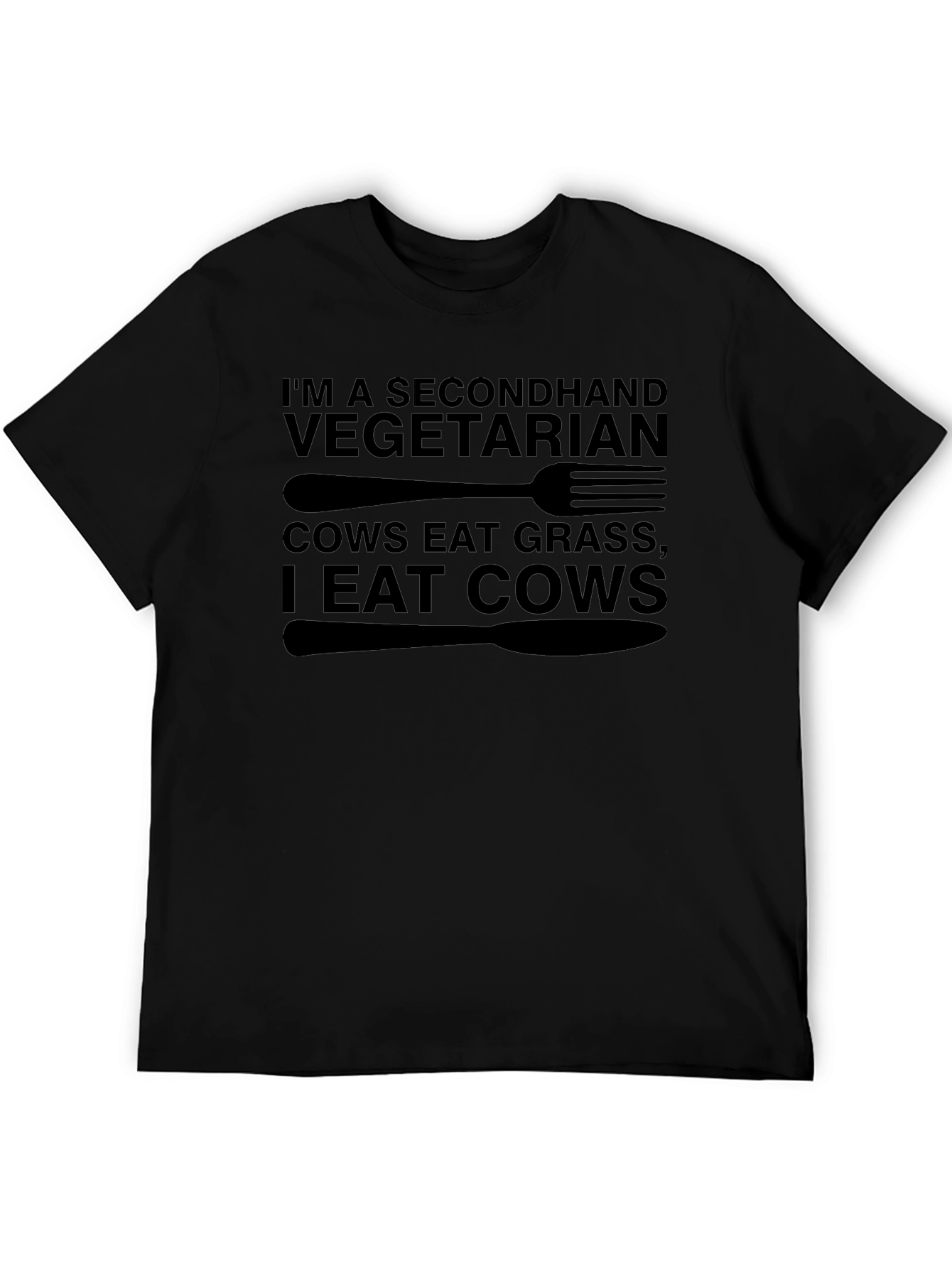 Secondhand Vegetarian Graphic T-Shirt