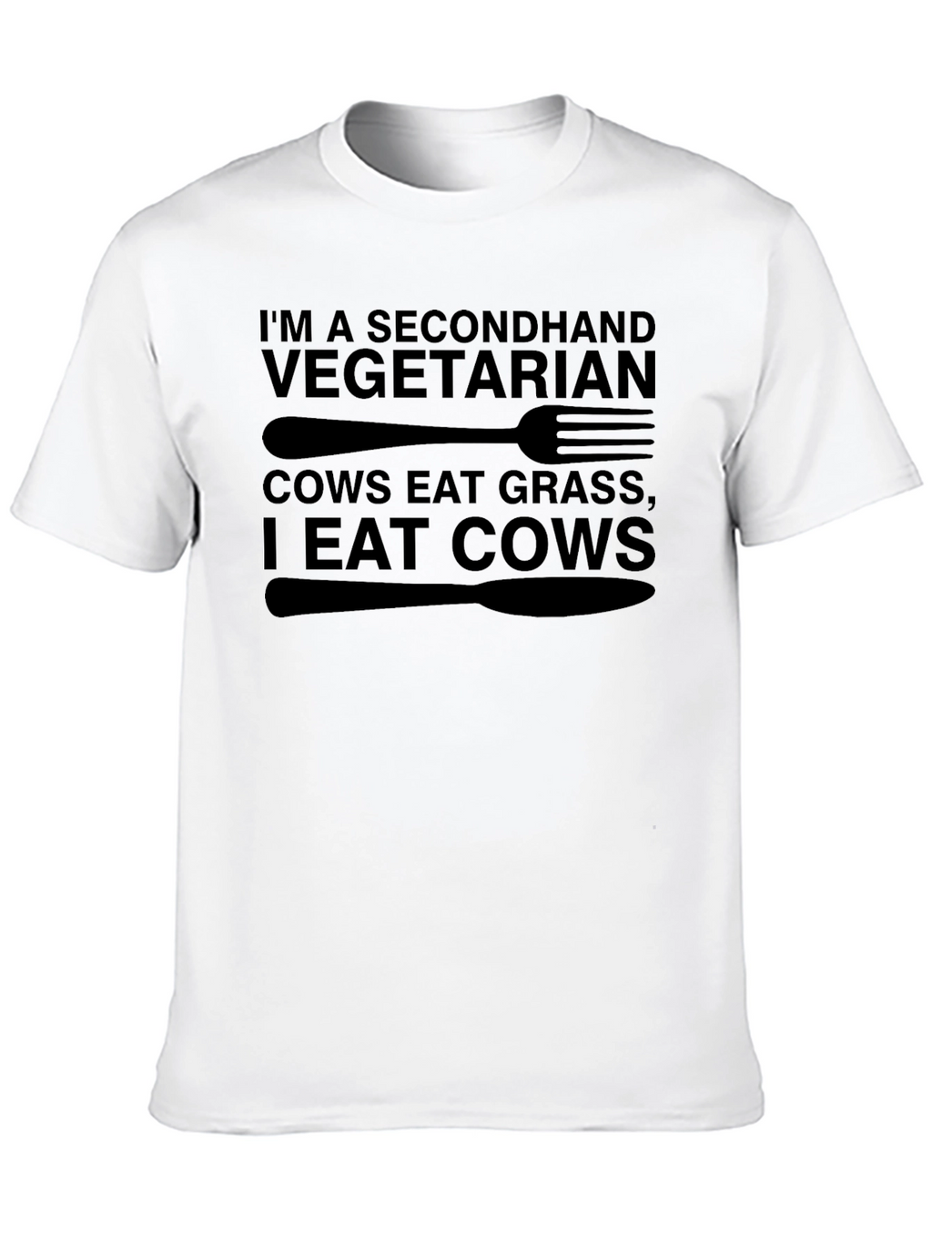 Secondhand Vegetarian Graphic T-Shirt