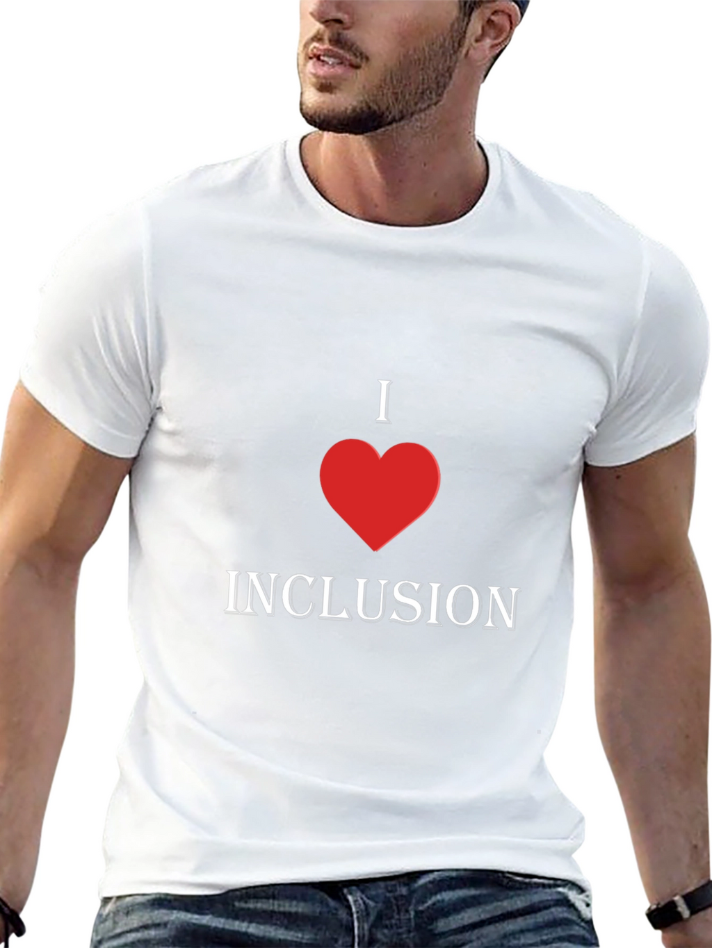 I Heart Inclusion T-Shirt - Stylish Graphic Tee