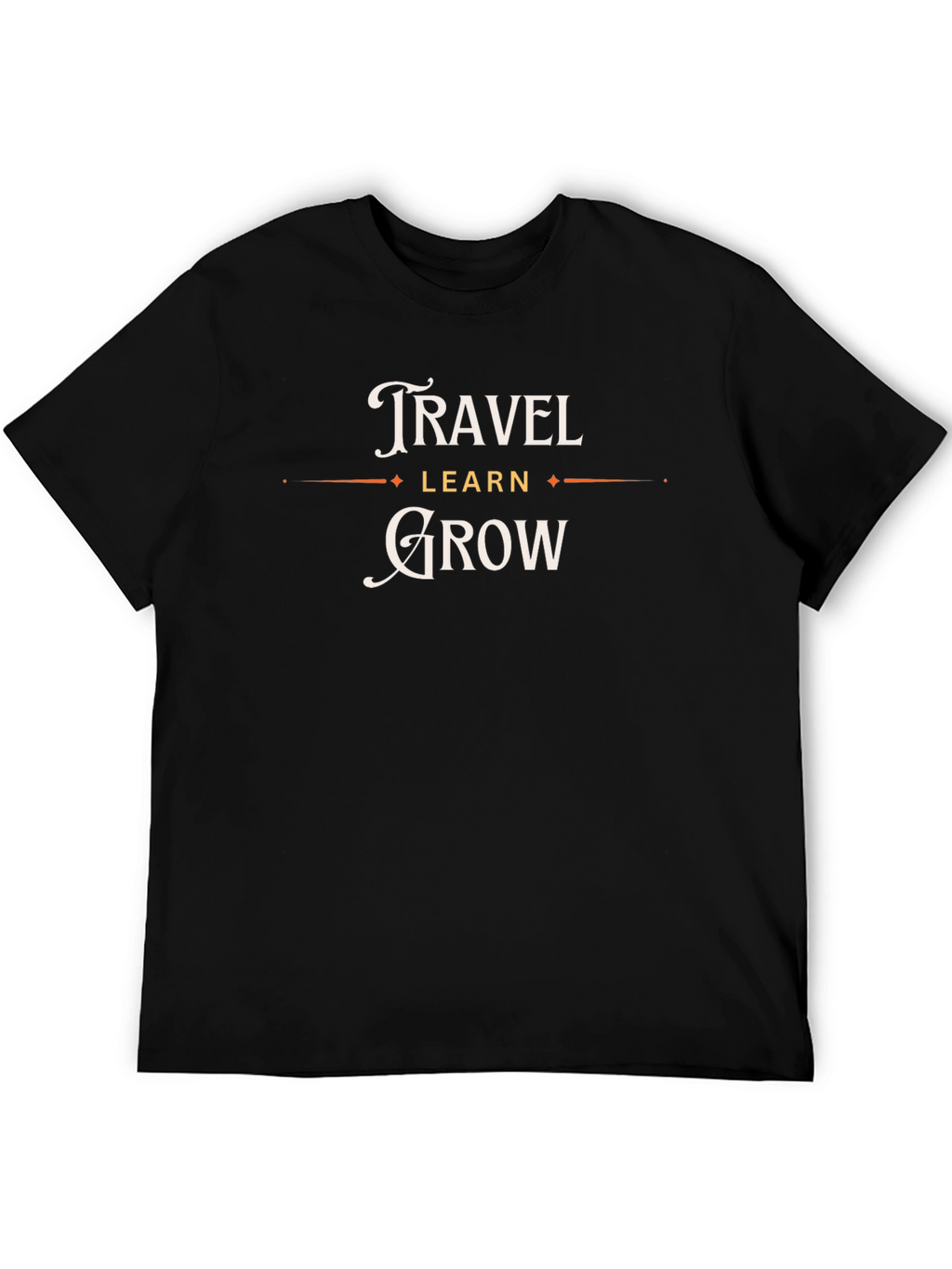 Travel Learn Grow T-Shirt Motivational Tee