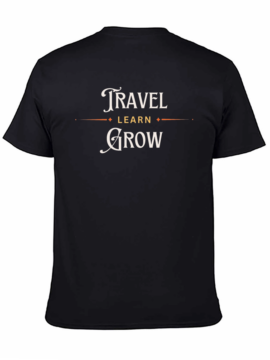Travel Learn Grow T-Shirt Motivational Tee