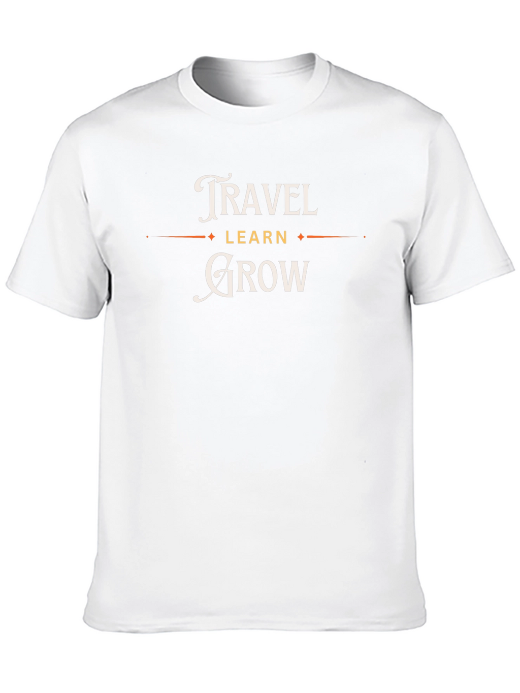 Travel Learn Grow T-Shirt Motivational Tee