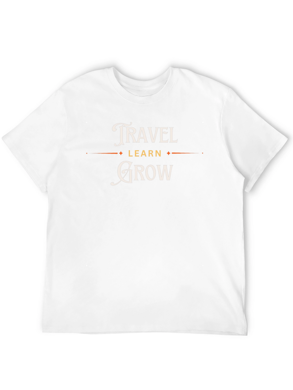 Travel Learn Grow T-Shirt Motivational Tee