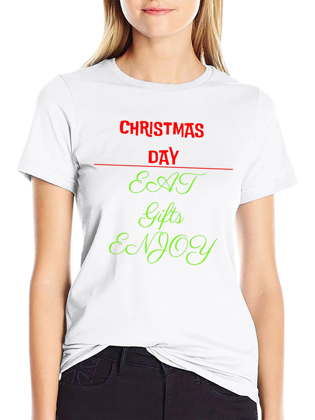 Christmas Day Eat Gifts Enjoy T-Shirt