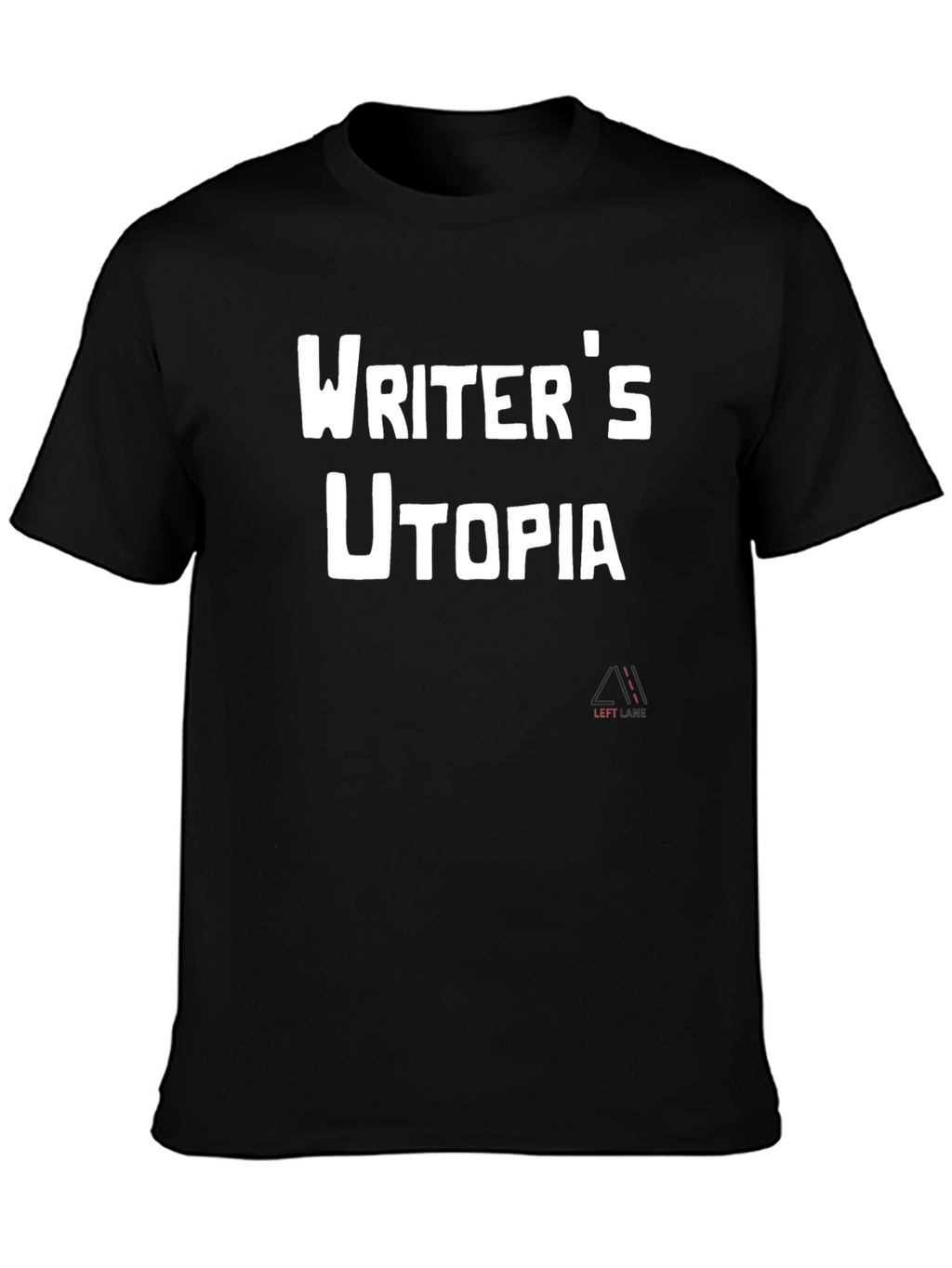 Writers Utopia Black Graphic Tee