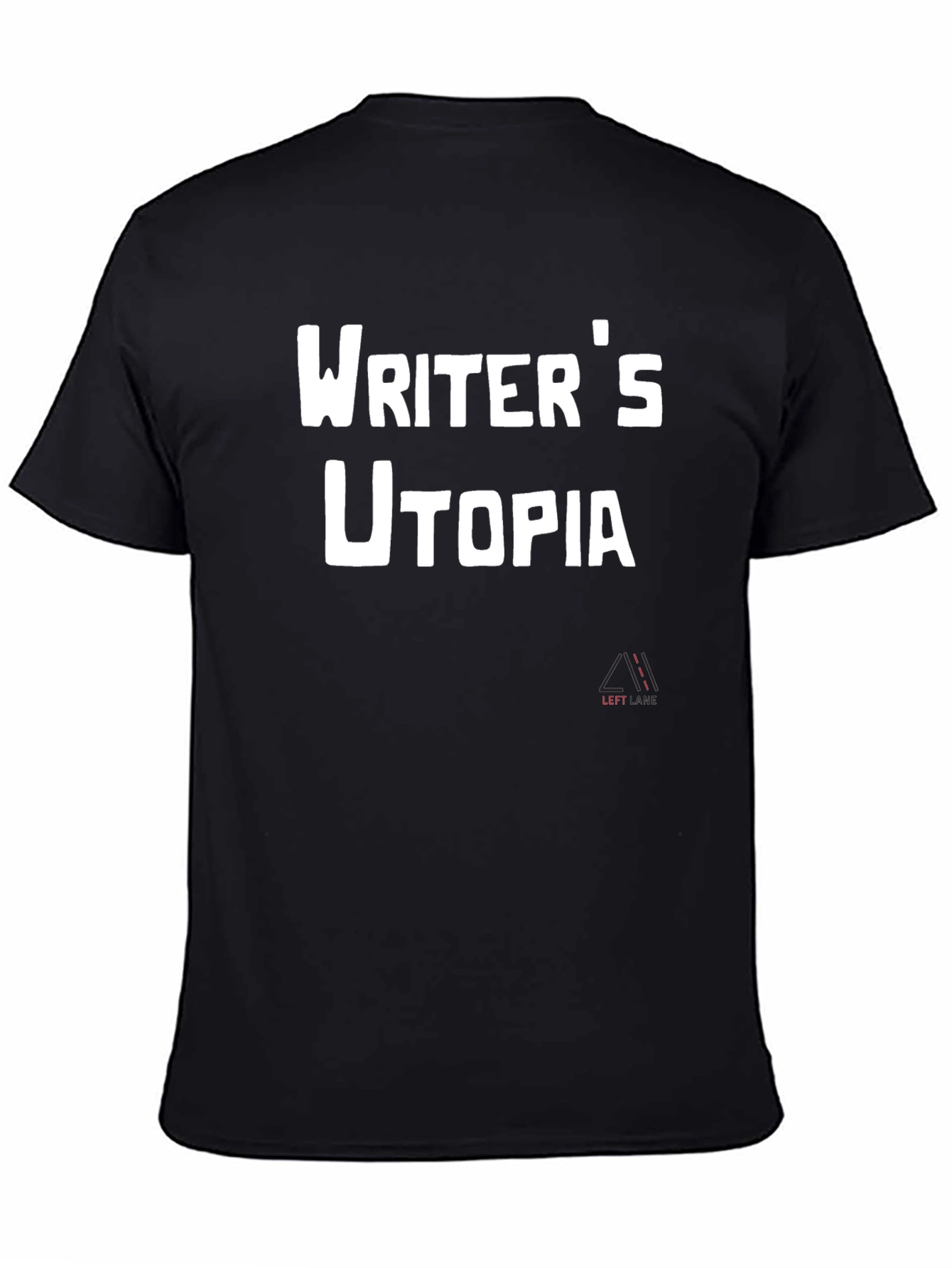 Writers Utopia Black Graphic Tee
