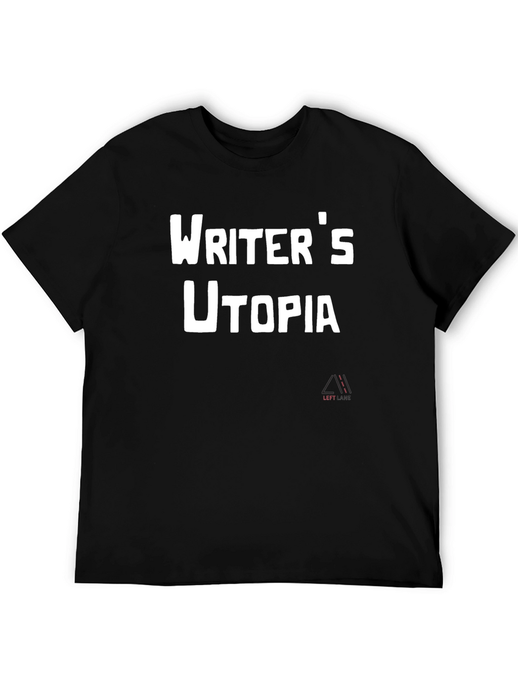 Writers Utopia Black Graphic Tee