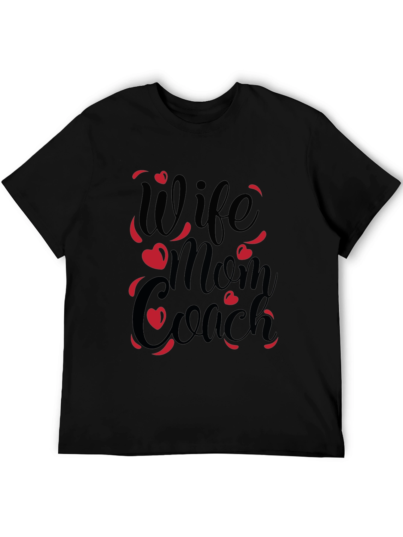 Wife Mom Coach Graphic Tee - Perfect for Mothers!